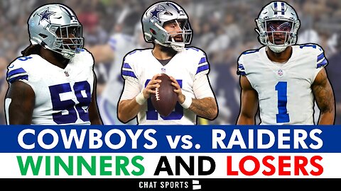 Cowboys Preseason Winners & Losers vs. Raiders: