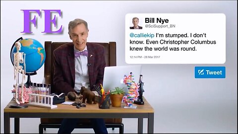 Bill Nye takes on Flat Earth again - cites classroom globes as proof - not kidding ✅