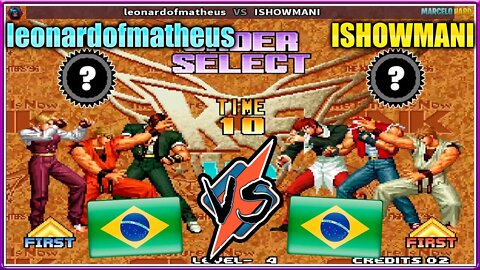 The King of Fighters '96: The Anniversary (leonardofmatheus Vs. ISHOWMANI) [Brazil Vs. Brazil]