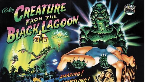 Williams Pinball Game - Creature from the Black Lagoon