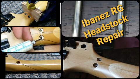 Ibanez RG Headstock repair(HARDCORE RG)