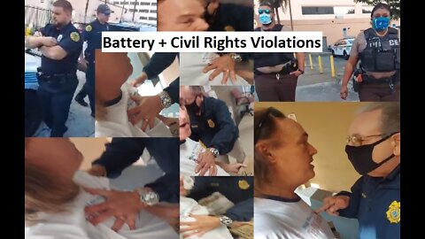 Physically Assaulted By Miami-Dade State Attorney For Delivering Dr. David Martin Criminal Complaint