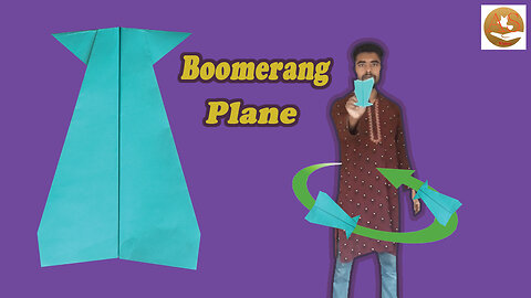 How to Make Boomerang Plane Ver 57 origami boomerang plane