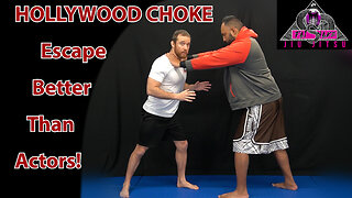 Defend The Standing Two-Handed Front Choke