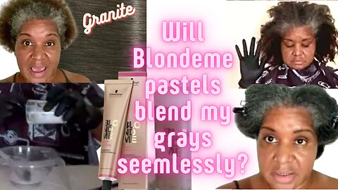 Schwarzkopf #blondeme review #hair color Granite from creative pastels line. How well does it work?🤔
