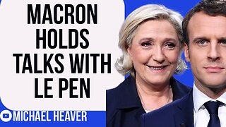 Macron Holds TALKS With Le Pen After Election Humiliation