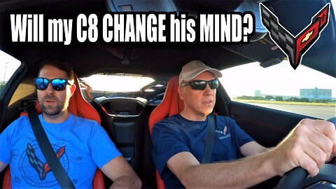 My Neighbor DROVE my 2020 C8 & Totally CHANGED his Mind about Mid-Engine Corvette's!