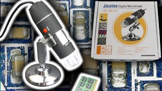 USB Microscope! Fun w. the Jiusion 1000X!