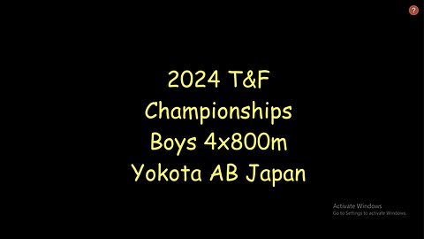 2014 Far East T&F Championships Boys 4x800m