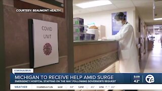 Michigan to receive help amid COVID surge
