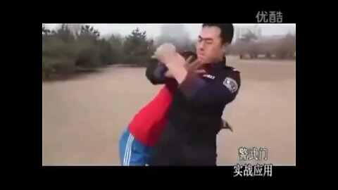 Chinese police martial arts techniques to self defense