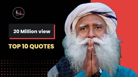 Top 10 sadhguru quotes|motivational quotes|Sadhguru #sadhguru