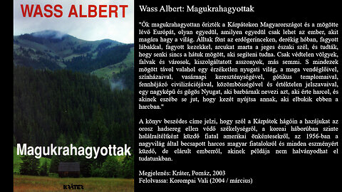 Wass Albert: Magukrahagyottak. Kráter, Pomáz, 2003