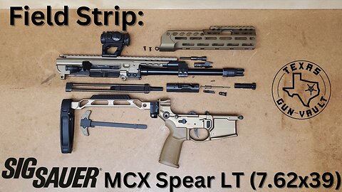 Field Strip: Sig Sauer MCX Spear LT Pistol (7.62x39)