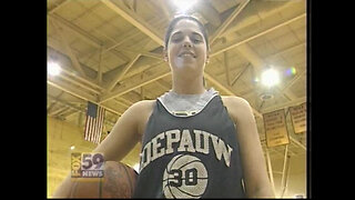 February 14, 2002 - Profile of DePauw Basketball Standout Lindsey Rush