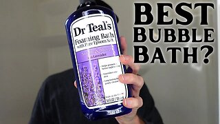 Dr Teal's Foaming Bath with Pure Epsom Salt, Soothe & Sleep with Lavender