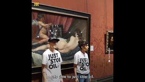 A painting in the National Gallery, London was the target of a hammer attack by ‘Just Stop Oil’