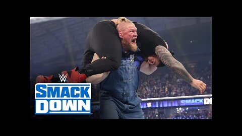 Brock Lesnar lays waste to Roman Reigns and The Usos: SmackDown, jan. 10, 2022