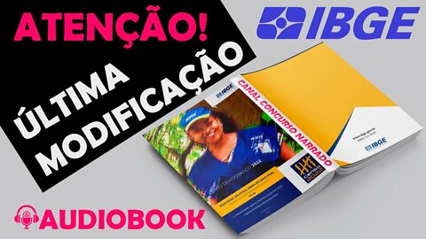 Atenção!!! Última Alteração / Errata Conhecimentos técnicos Censo 2022 para seu concurso - IBGE