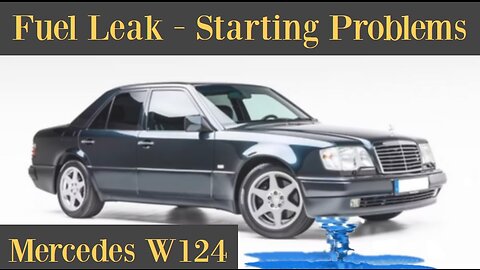 Mercedes Benz W124 - Diesel Fuel leak and how to spot a problem DIY tutorial S124 T124