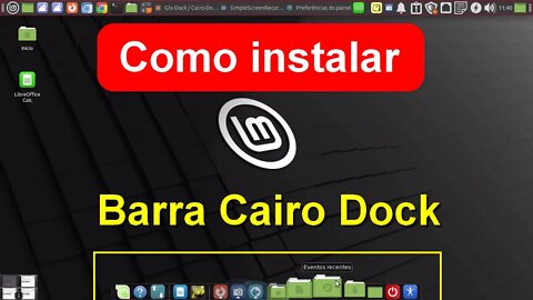 Como instalar a Barra Dock para seu desktop linux