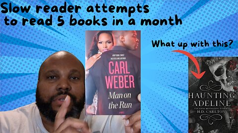 Slow reader attempts to read 5 books in one month