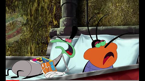Oggy and the cockroaches sleeping mood 💤😪 kids cartoon