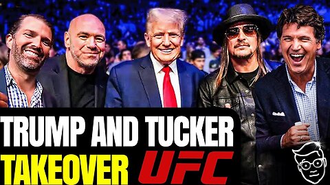 TRUMP ANNOUNCES TUCKER AS VICE PRESIDENT?! UFC CROWD GOES INSANE AS TRUMP, TUCKER BLOW THE DOORS OFF