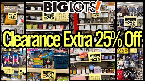 Big Lots Clearance Deals🏃🏽‍♀️🔥Big Lots Save an Extra 25% Off Clearance🏃🏽‍♀️🔥Big Lots 2024