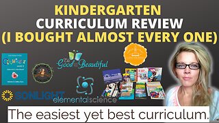 Homeschool Curriculum Flip Through Kindergarten
