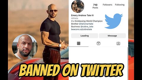 ANDREW TATE’S BEST FRIEND REVEALS TATE IS BANNED ON TWITTER