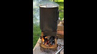 Cheap twig stove