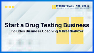 Start a Drug Testing Business - Includes Business Coaching & Breathalyzer