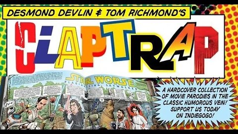 CLAPTRAP! Tom Richmond's and Desmond Devlin's ALL NEW movie parody book!