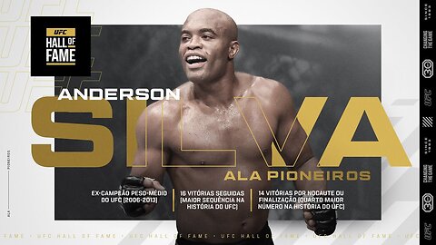 Anderson Silva é nomeado ao Hall da Fama do UFC | Classe de 2023