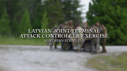 Latvian JTACs practice proficiencies at National All-Domain Warfighting Center