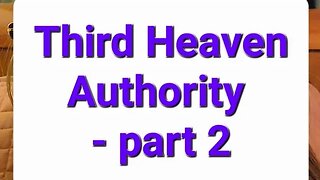 Third Heaven Authority- part 2. This is a book by Mike Thompson.