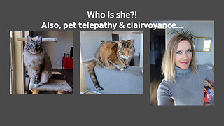 Who is she?! Also, pet telepathy & clairvoyance...