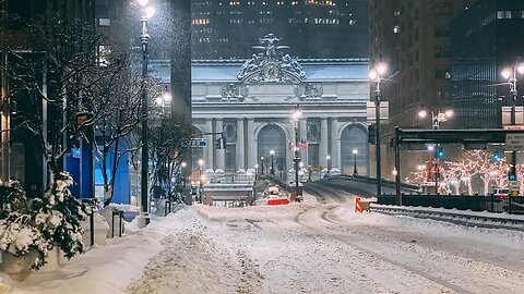 New York City Snowstorm Live: Midtown Manhattan in the Nor’easter 🥶