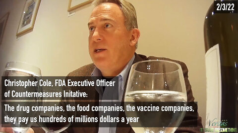 Le directeur général de la FDA, Christopher Cole a été piégé en caméra cachée