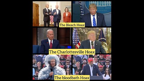The bloodbath, Bleach and Charlottesville hoaxes