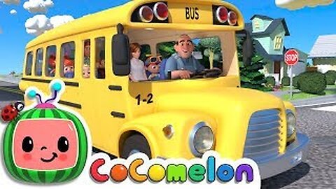 The Wheel on the Bus | CoComelon Nursery Rhymes & Kids Songs