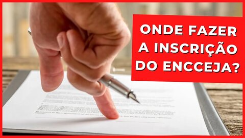 📝 COMO FAÇO A INSCRIÇÃO PARA A PROVA? - [ENCCEJA RESPONDE]