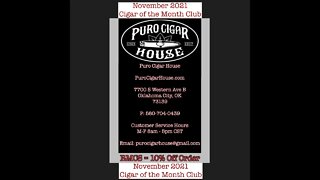 PuroCigarHouse.com Cigar of the Month Club November 2021 RMCS=10% off order