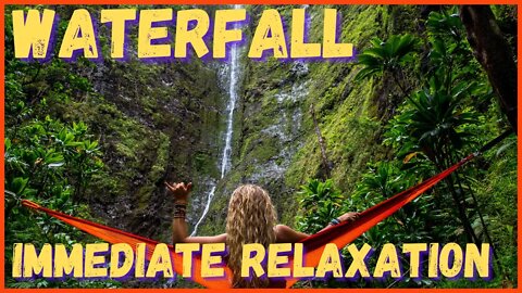 Sound of waterfall! Relaxing sound! Sleep, rest, meditate, pray, and study!