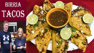 Making BIRRIA TACOS with My CROCKPOT BARBOCOA ROAST RECIPE | In the Kitchen with Joseph