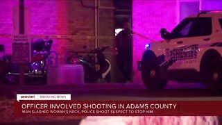 Man shot by police after threatening to kill woman, Adams County Sheriff's Office says