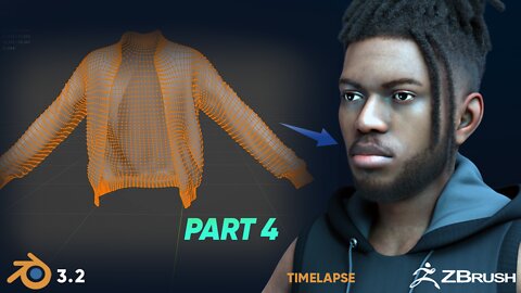 Adam | 3d realistic Character for animation | Part 4 | uv unwraping in blender | ZBrush | Blender
