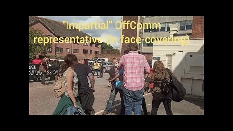 "Impartial" OfCom worker attacks independent journalist at BBC @Resistance GB