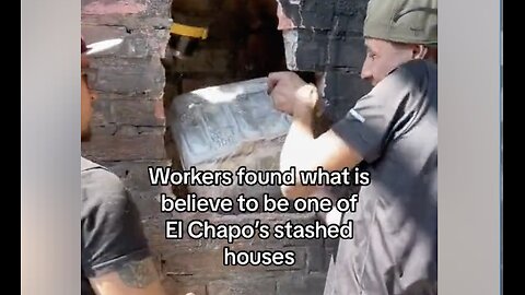 Men Film Themself Taking El Chapo's Stash House Money👀